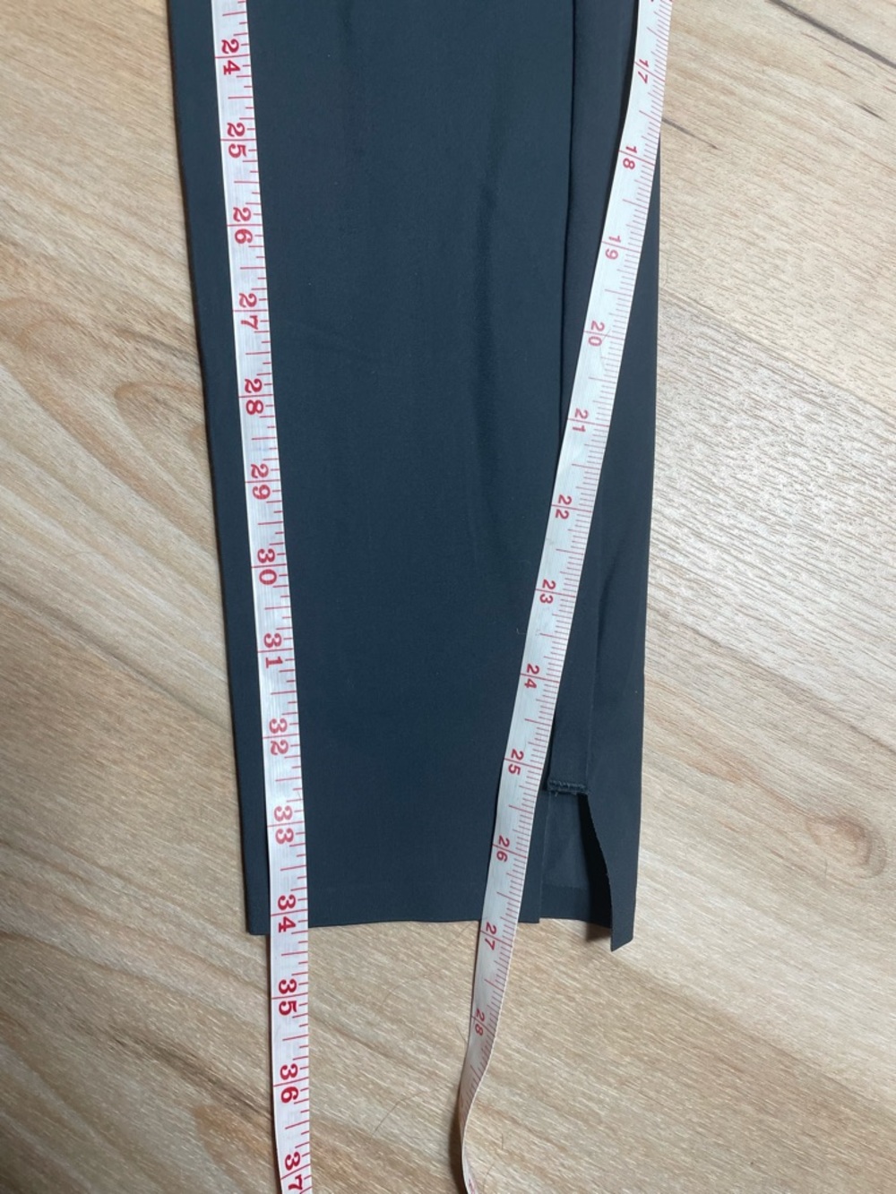 ADAY Crop Roll Leggings Gray High Rise Stretch Minimalist Size‎ Small - Picture 10 of 11